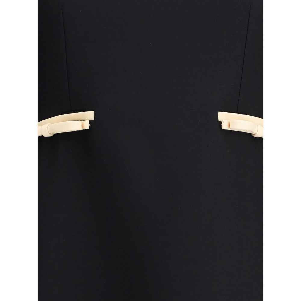 Valentino Wool Dress with Bow