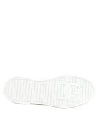 Dolce & Gabbana Multicolor Cotton Logo Low Top Sneakers Shoes