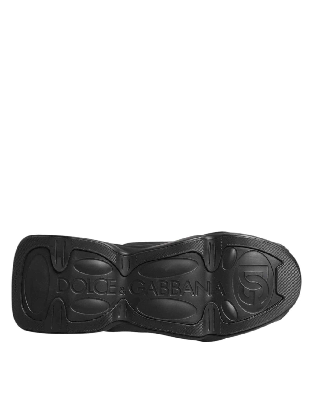 Dolce & Gabbana Black Lace Up Wave Low Top Men Sneaker Shoes