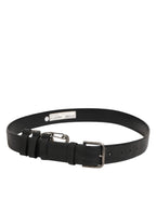 Dolce & Gabbana Black Key Ring Clip Attachments Buckle Belt
