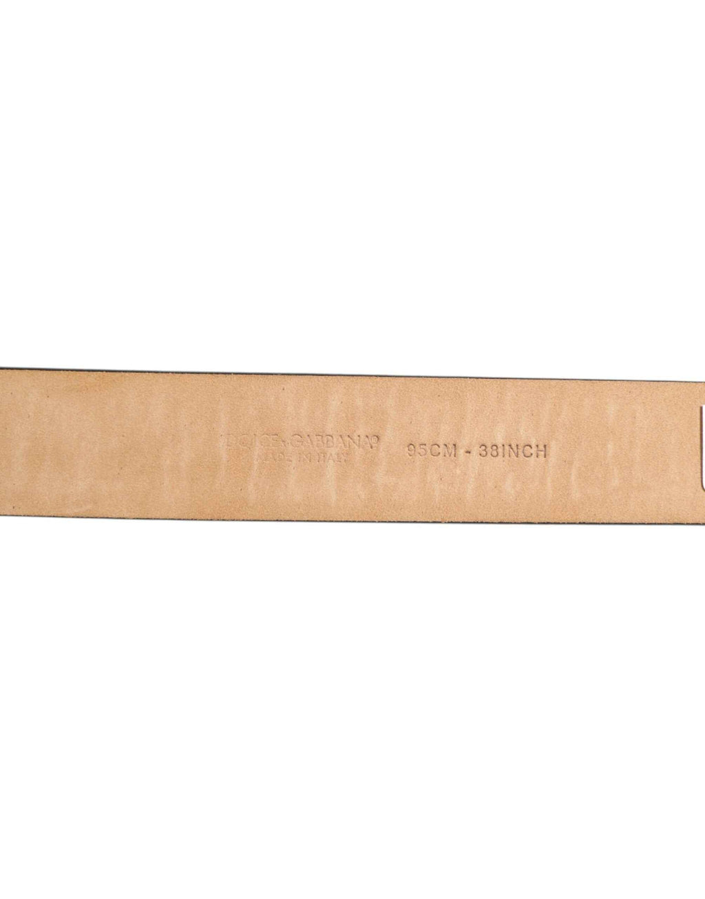 Dolce & Gabbana Black Classic Leather Silver-Tone Buckle Belt