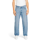 Jack Jones Blue Cotton Relaxed Fit Jean