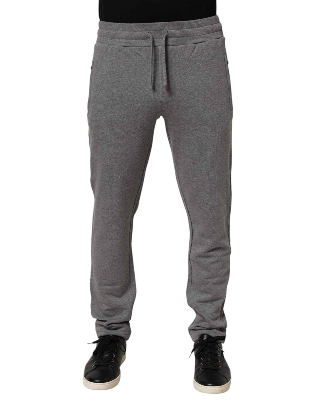Dolce & Gabbana Cotton Jogger Sweatpants Trouser Gray