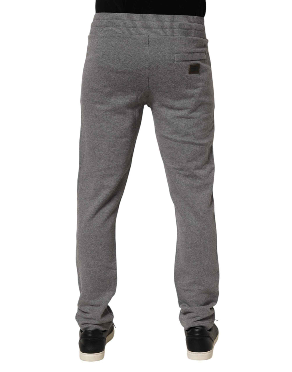 Dolce & Gabbana Cotton Jogger Sweatpants Trouser Gray
