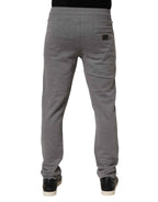 Dolce & Gabbana Cotton Jogger Sweatpants Trouser Gray