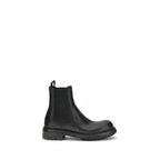 Dolce & Gabbana Black Calf Leather Bos Taurus Chelsea Boots