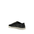 Dolce & Gabbana Black Leather Low Top Sneakers