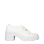 Marni White Leather Platform Sneakers