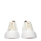 Marni White Leather Platform Sneakers