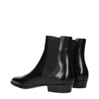 Celine Black Leather Ankle Boots