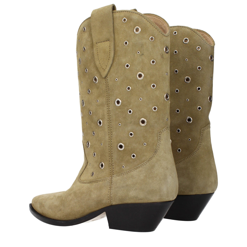 Isabel Marant Beige Leather Ankle Boots