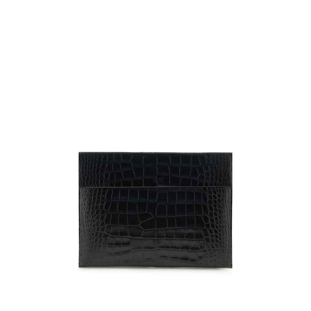 Tom Ford Crocodile print leather Pouch