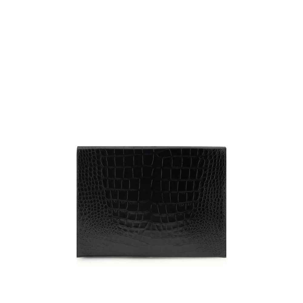 Tom Ford Crocodile print leather Pouch