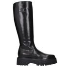 Celine Black Leather Ankle Boots