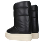 Rick Owens Black Leather Ankle Boots