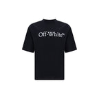 Off-White Black Cotton T-Shirt