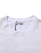 Dolce & Gabbana White Cotton Round Neck Underwear T-shirt