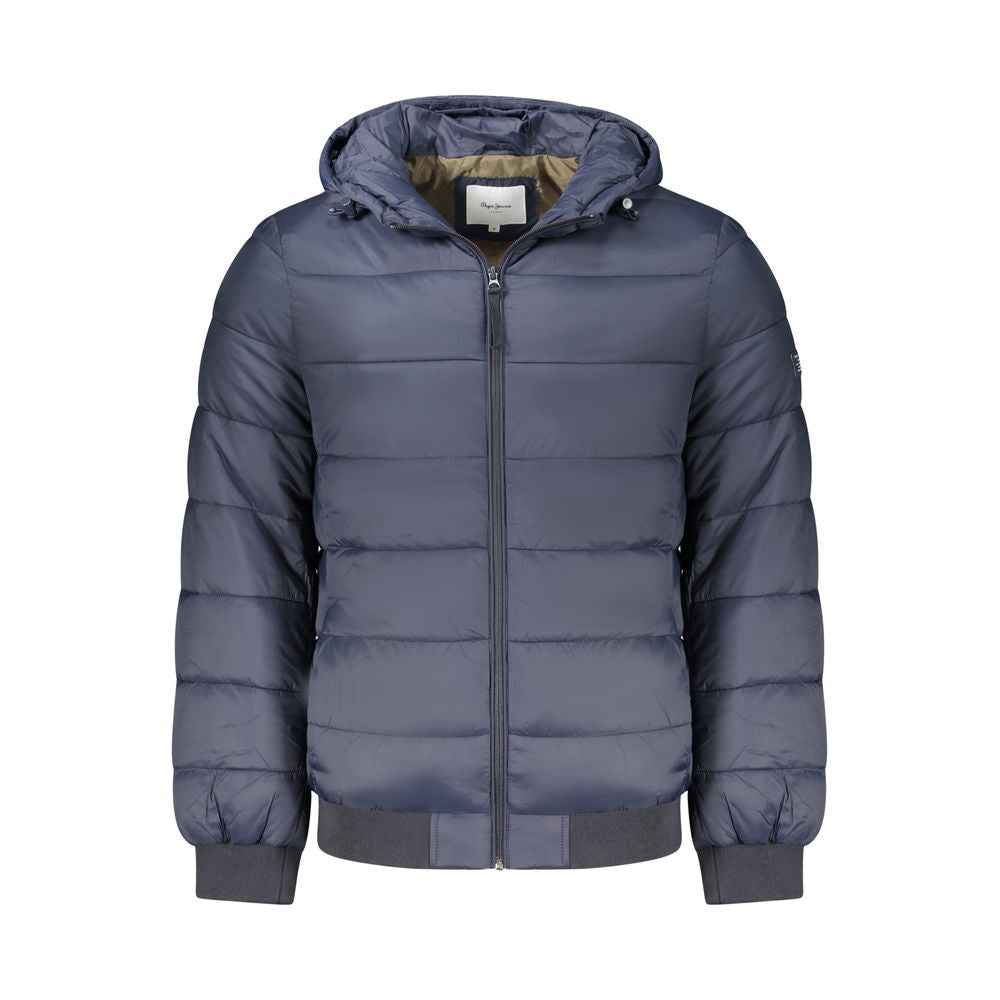 Pepe Jeans Blue Polyamide Jackets & Coat
