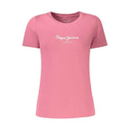 Pepe Jeans Pink Cotton T-Shirt
