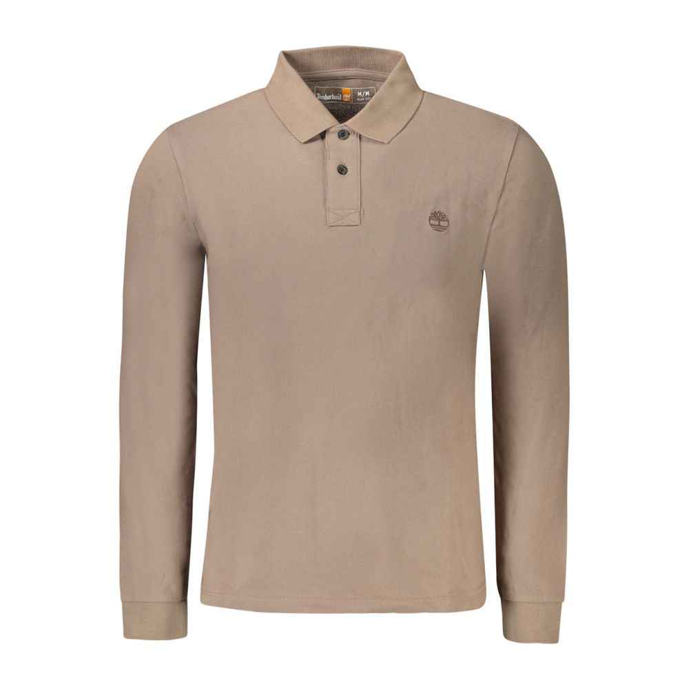 Timberland Brown Cotton Polo Shirt