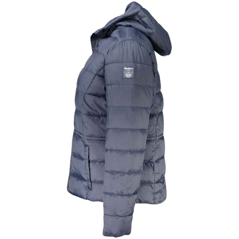 Pepe Jeans Blue Polyamide Jackets & Coat