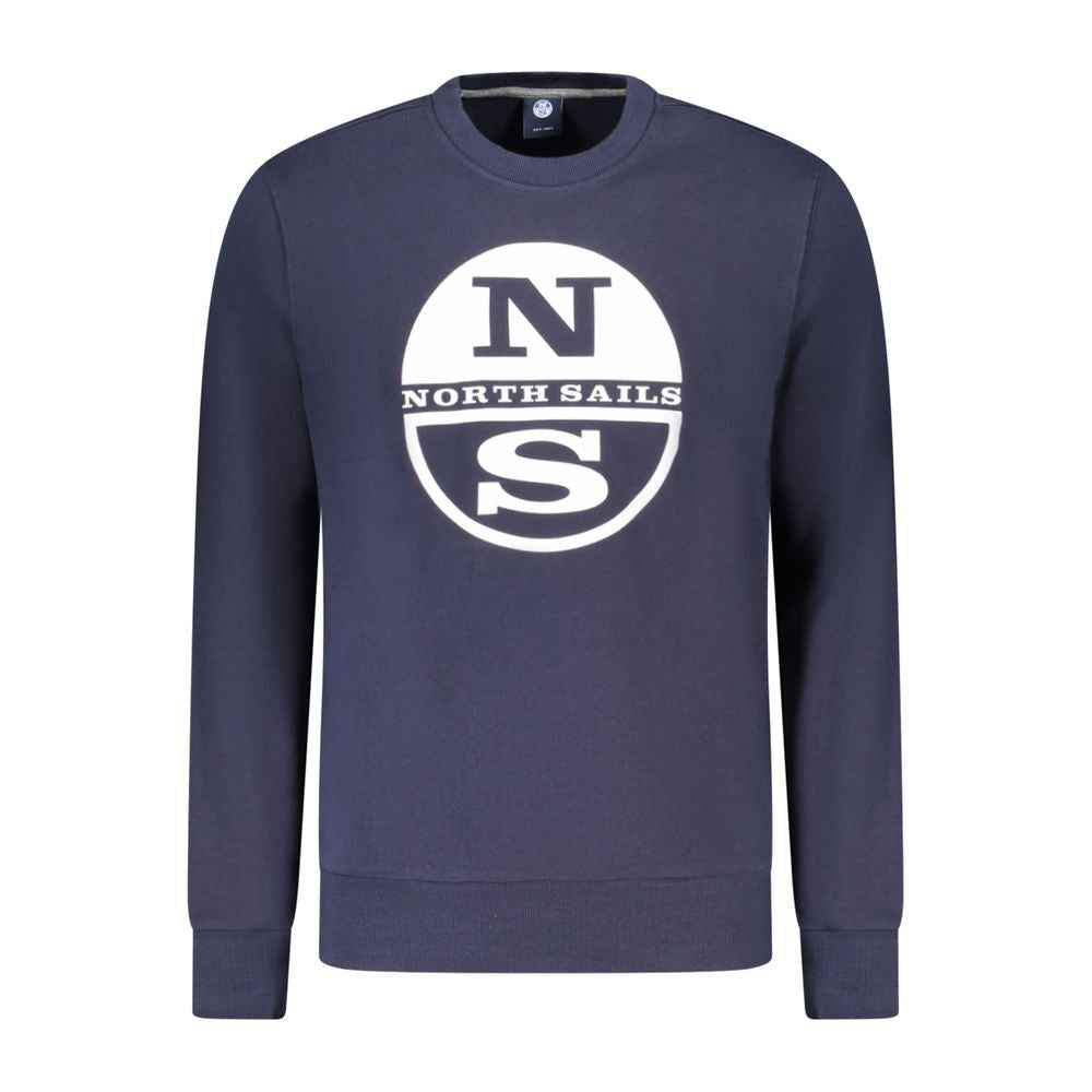 North Sails Blue Cotton Sweatshirt