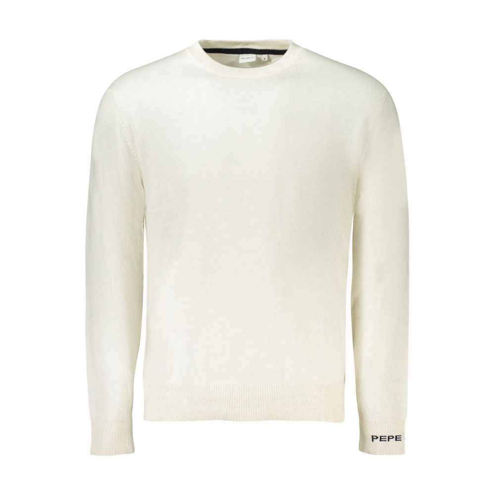 Pepe Jeans White Cotton Sweater