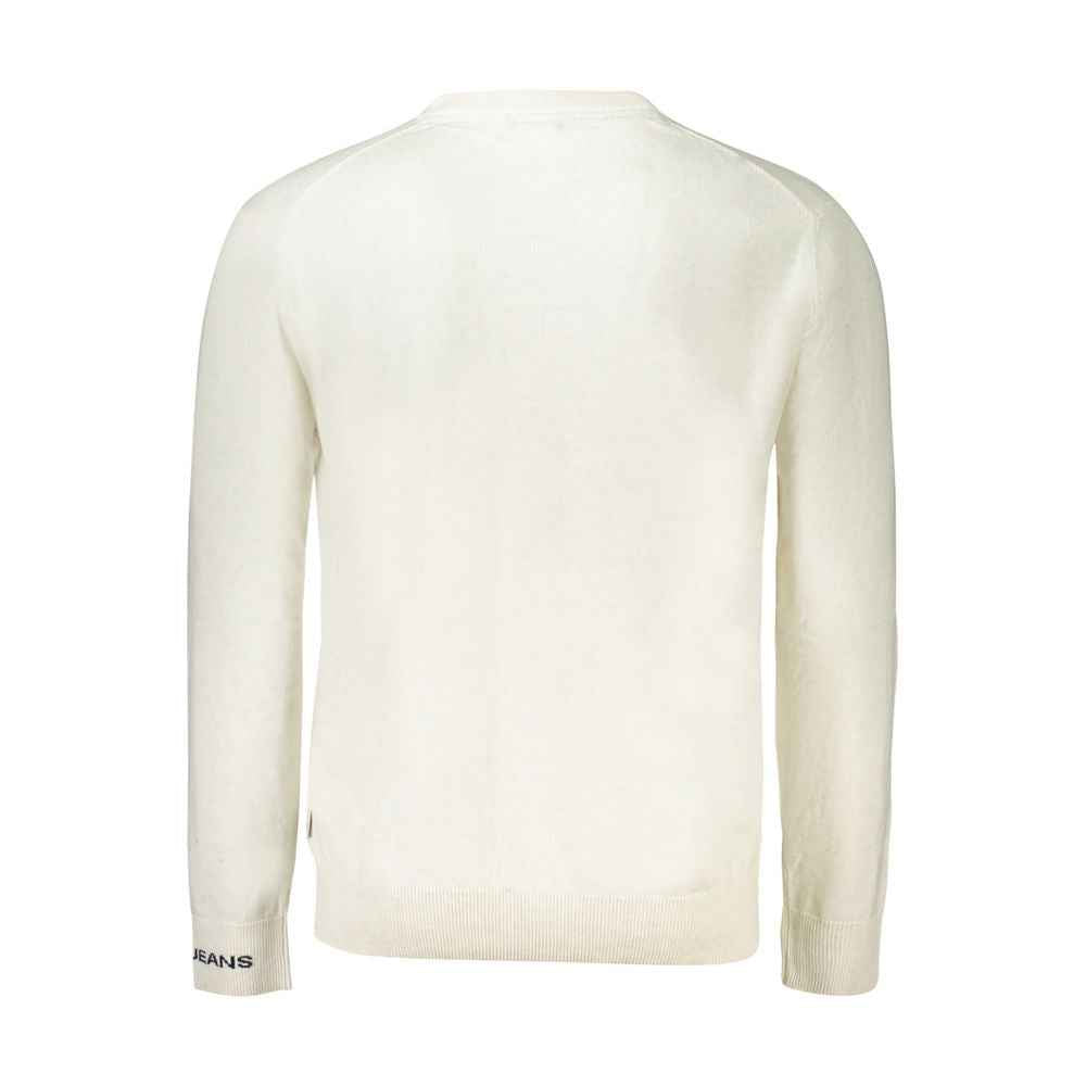 Pepe Jeans White Cotton Sweater