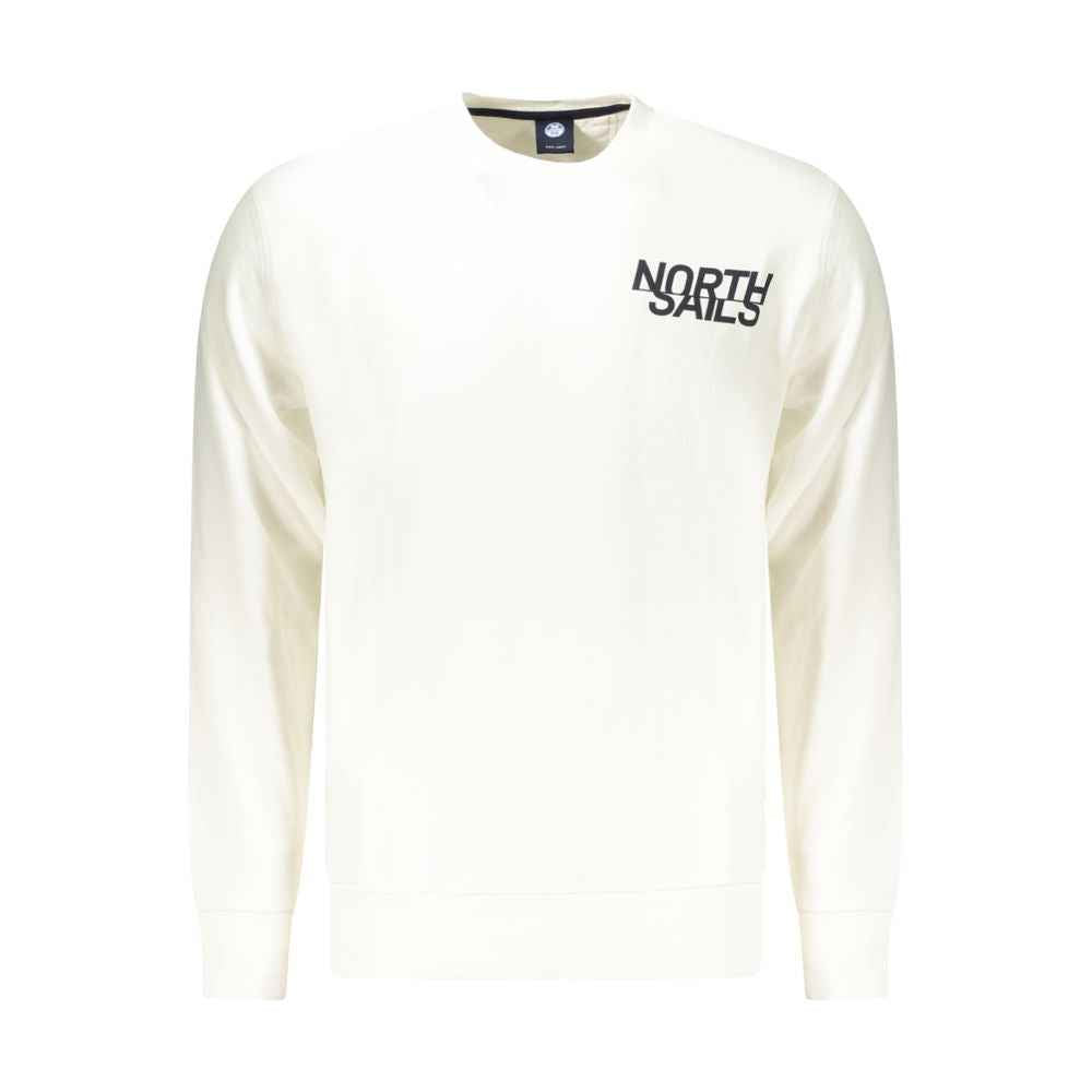 North Sails White Cotton Sweatshirt