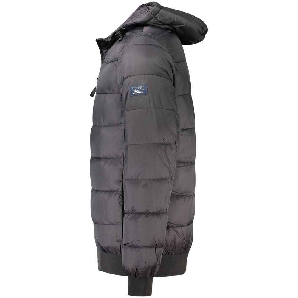 Pepe Jeans Black Polyamide Jackets & Coat