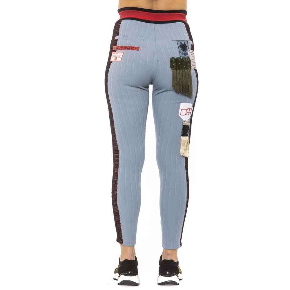 Mr&Mrs Italy Light Blue Cotton Women Leggings