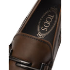 Tod's Brown Leather Moccassin