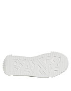 Dolce & Gabbana White Cotton NS1 Low Top Sneaker Shoes