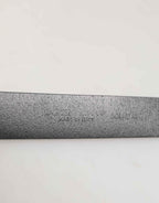 Dolce & Gabbana Brown Leather Classic Metal Logo Buckle Belt