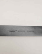 Dolce & Gabbana Black Calf Leather Studded Silver Buckle Belt