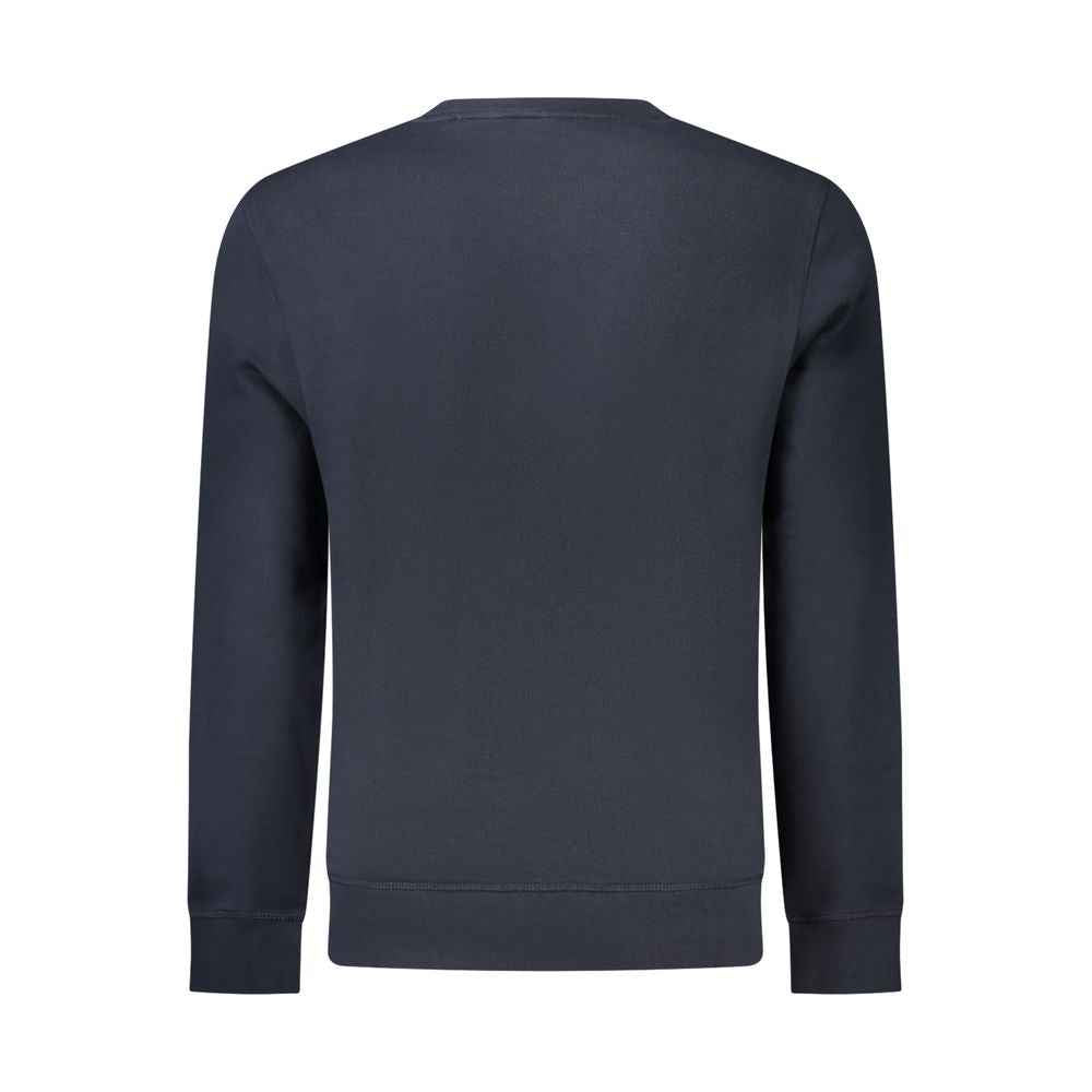 Hugo Boss Blue Cotton Sweatshirt