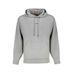 Hugo Boss Gray Cotton Men Sweater