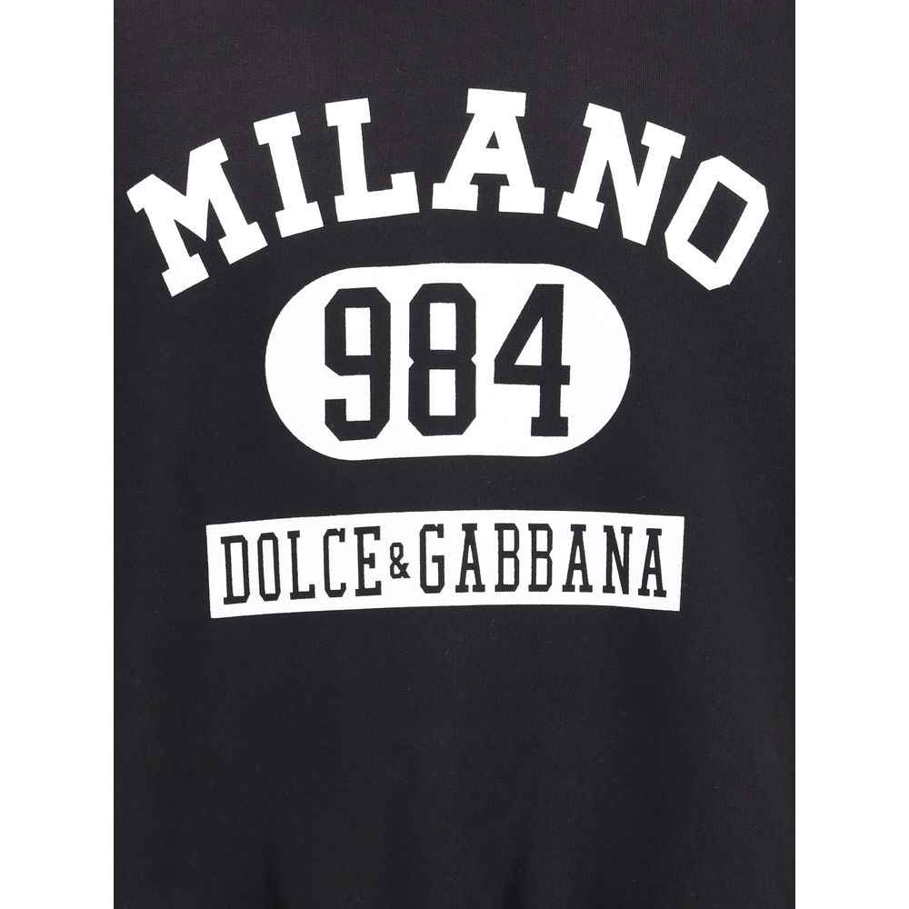Dolce & Gabbana Cotton Hoodie with print