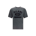 Dolce & Gabbana Cotton T-Shirt with velvety logo