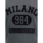 Dolce & Gabbana Cotton T-Shirt with velvety logo