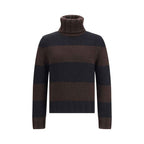 Dolce & Gabbana Striped Wool-Blend Turtleneck