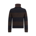 Dolce & Gabbana Striped Wool-Blend Turtleneck