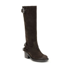 Chloé Brown Calf Leather Bos Taurus Lace-Up Boots