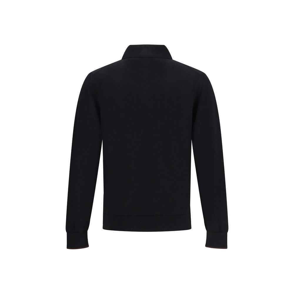 Cruna Knitted Long Sleeved Polo Shirt