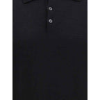 Cruna Knitted Long Sleeved Polo Shirt