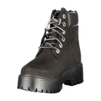 Timberland Black Leather Women Boot
