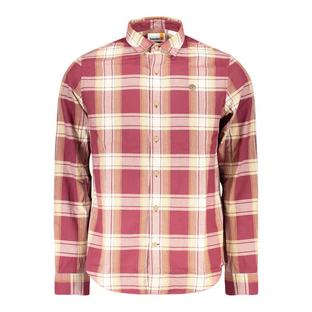 Timberland Red Cotton Men Shirt