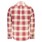 Timberland Red Cotton Men Shirt