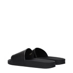 Marcelo Burlon Black Cotton Slippers
