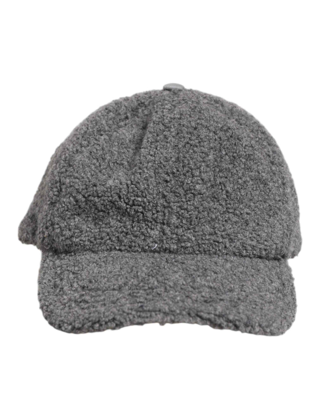 Dolce & Gabbana Gray Wool Fleece Rapper Men Baseball Capello Hat